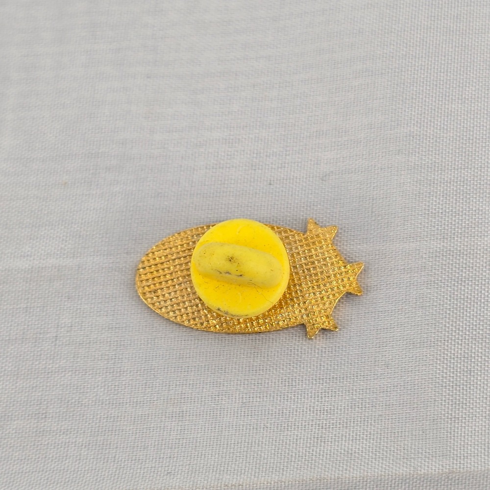 UMA Alumni Lapel‎ Pin Blue Gold Tone Enamel Star University of Maine at Augusta - Picture 2 of 3